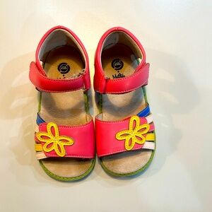 Matilda Jane Pink and Yellow Kids Sandals